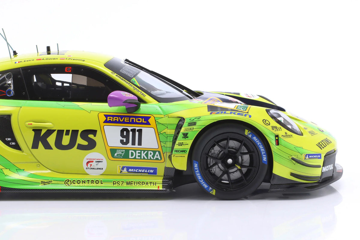 Ixo Porsche 911 992 GT3-R Manthey "Grello" #911 2nd 2025 Nurburgring 24hr 1:18