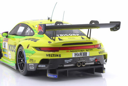 Ixo Porsche 911 992 GT3-R Manthey "Grello" #911 2nd 2025 Nurburgring 24hr 1:18