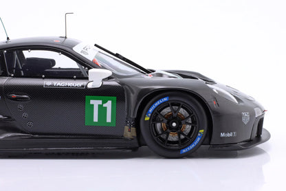 Ixo Porsche 911 991.2 RSR #T1 Test Car Le Mans 2023 Black 1:18