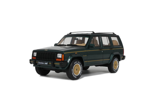 1/18 scale diecast jeep cherokee green