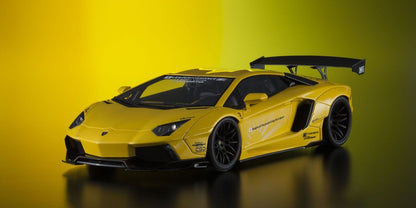 Kyosho Lamborghini Aventador LB Works Yellow 1:18