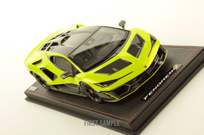 MR Models 2025 Lamborghini Fenomeno Giallo Crius (Yellow/Black) WITH DISPLAY 1:18