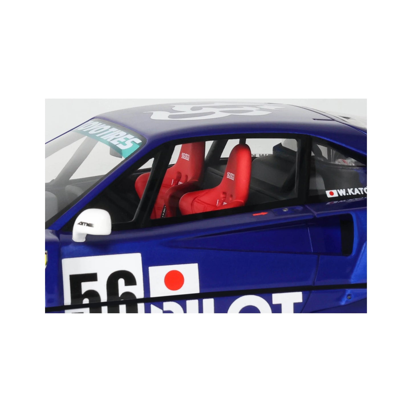 Otto 2024 Ferrari F40 LBWK Pilot #56 Blue Metallic 1:18
