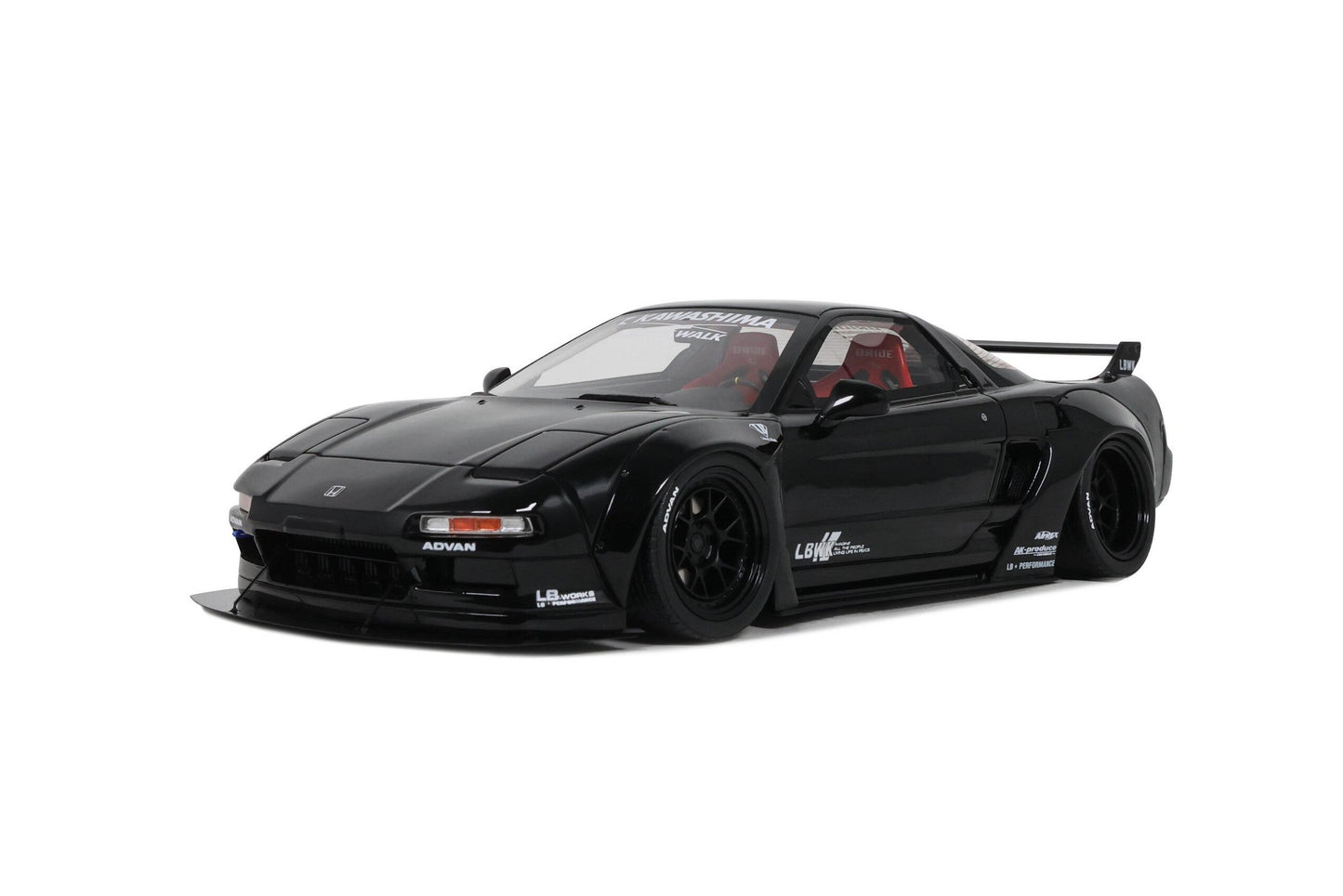 Otto 1991 Honda NSX NA1 LB-Works (Liberty Walk) 2020 Black 1:18
