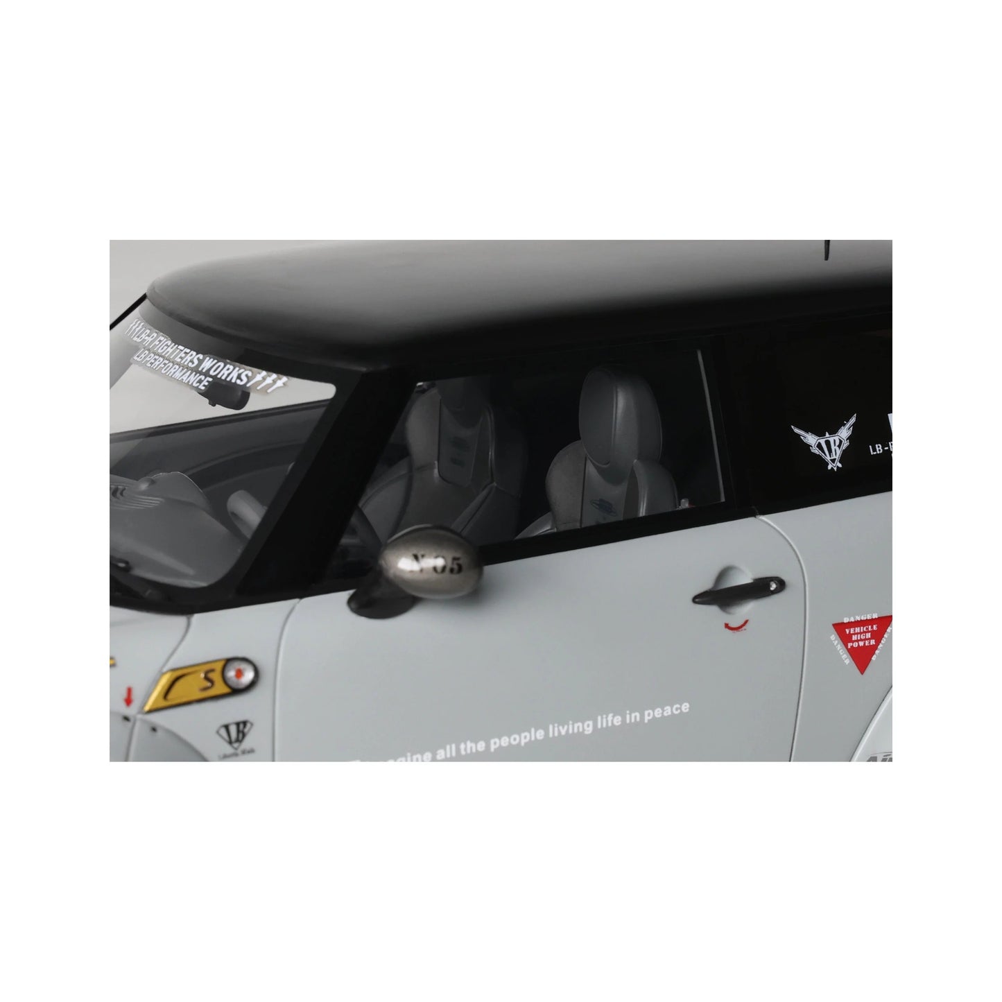 Otto 2015 Mini Cooper R56 LB Works LB Nation Grey 1:18