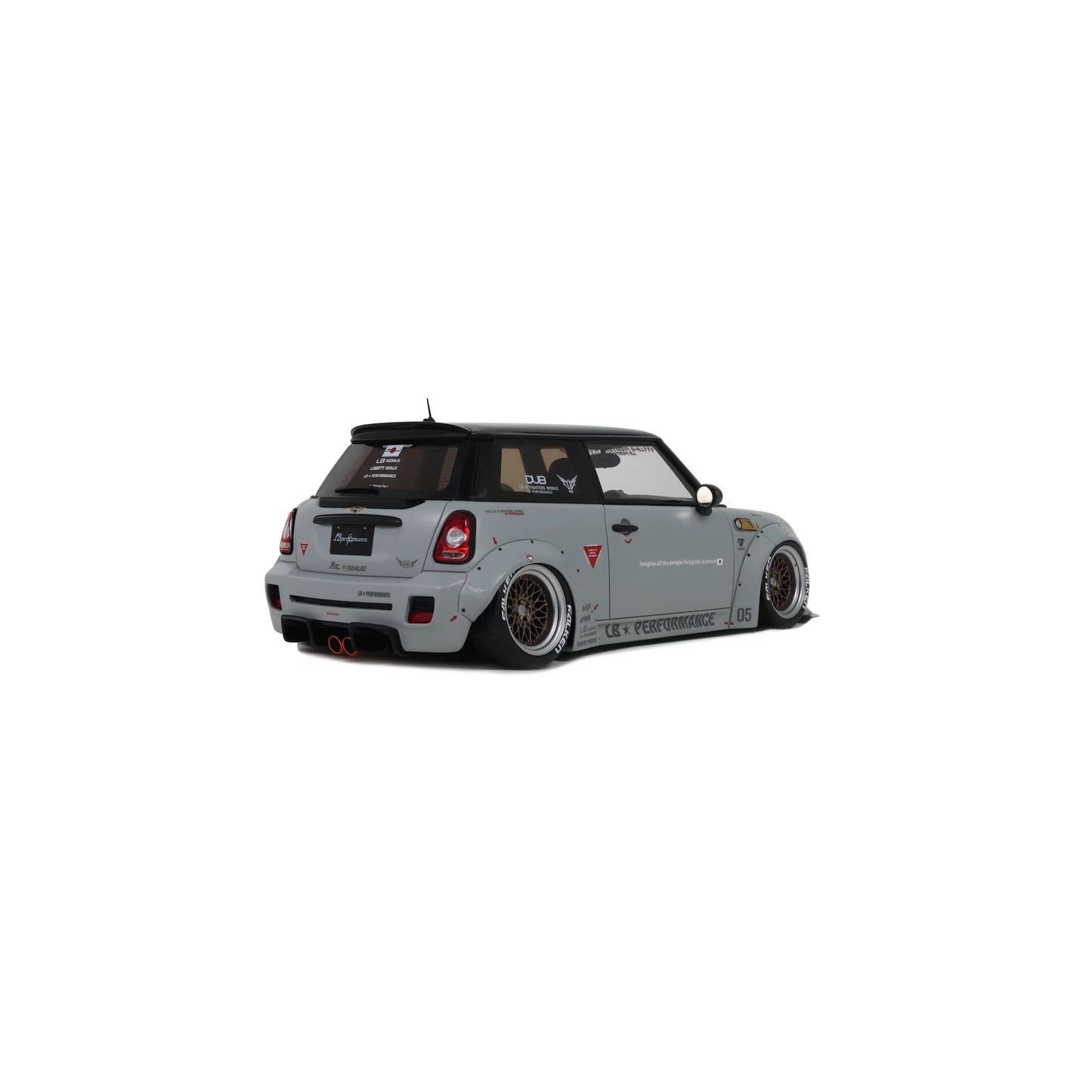 Otto 2015 Mini Cooper R56 LB Works LB Nation Grey 1:18