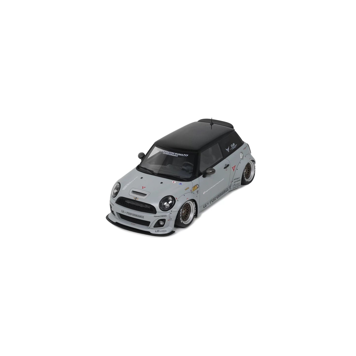 Otto 2015 Mini Cooper R56 LB Works LB Nation Grey 1:18