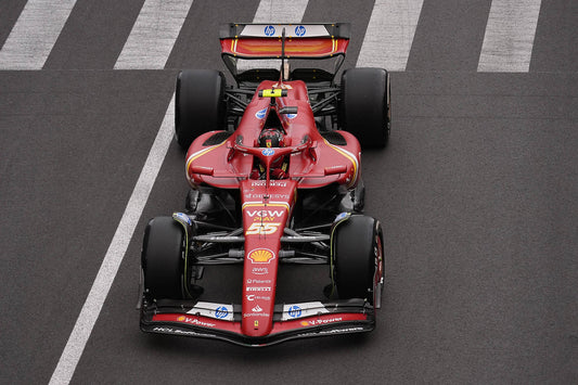 Looksmart Ferrari F1 SF-24 Team Scuderia #55 3rd Monaco GP (Sainz) Red 1:18