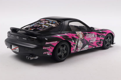 Solido 1999 Mazda RX7 FD3RS Itasha Works Black and Fuscia 1:18