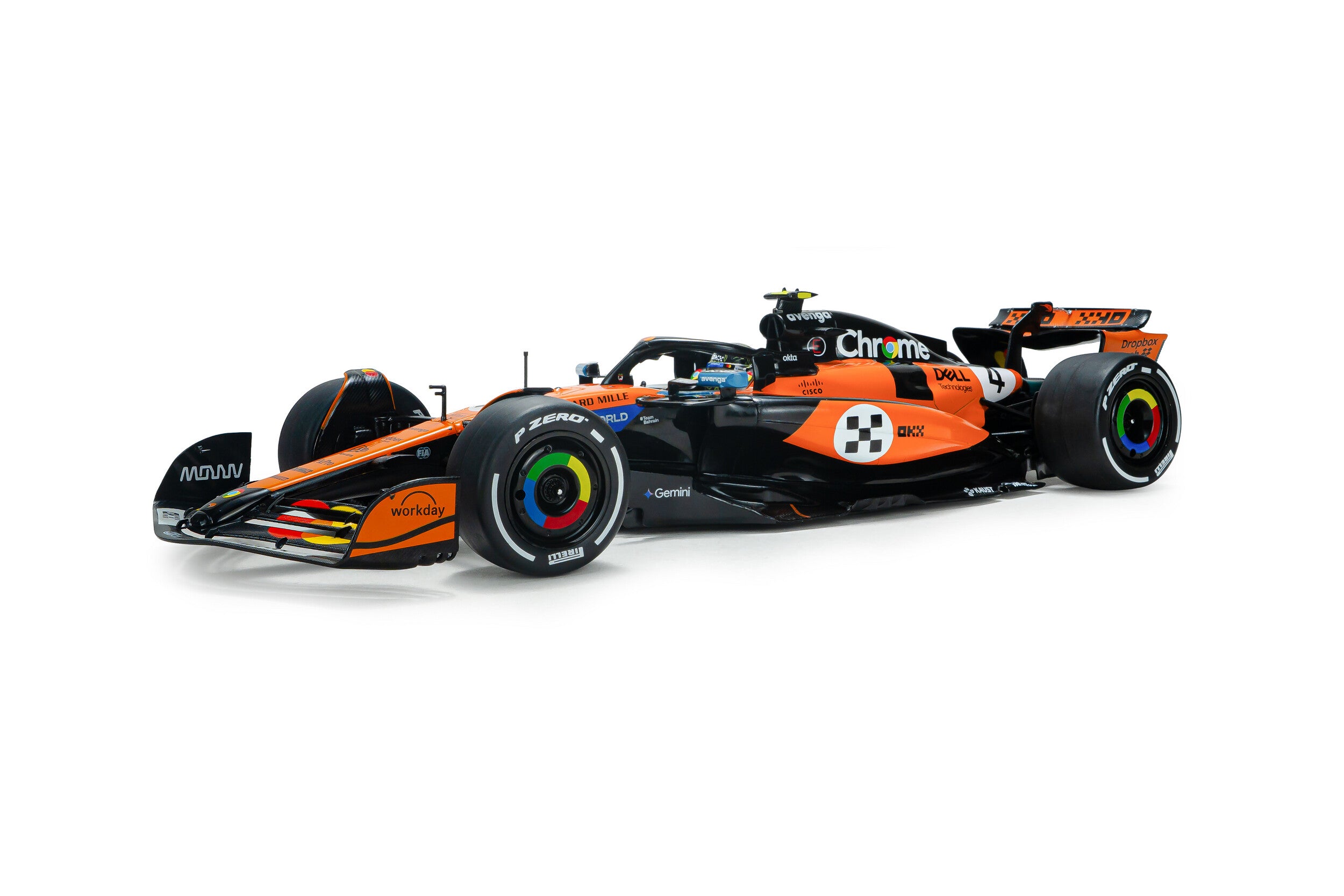 Solido Mclaren F1 Team MCL39 Orange #4 L. Norris Winner Monaco GP