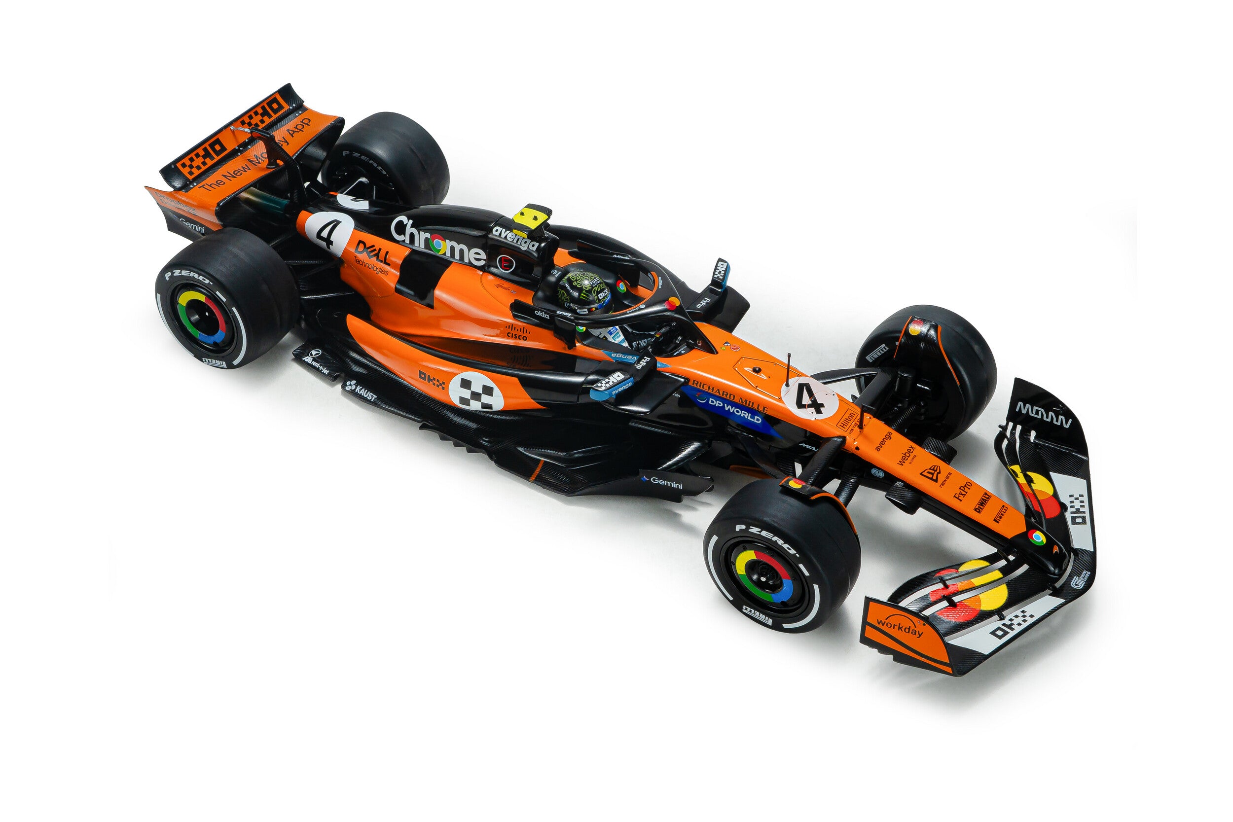 Solido Mclaren F1 Team MCL39 Orange #4 L. Norris Winner Monaco GP