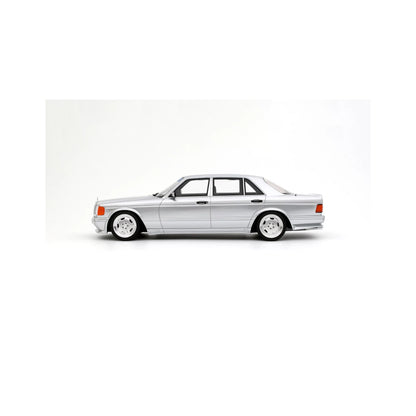Otto 1989 Mercedes-Benz 560 6.0L SEL AMG W126 Brilliant Silver 1:18