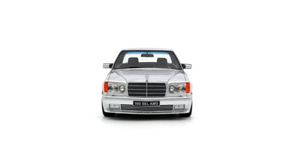 Otto 1989 Mercedes-Benz 560 6.0L SEL AMG W126 Brilliant Silver 1:18