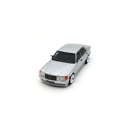 Otto 1989 Mercedes-Benz 560 6.0L SEL AMG W126 Brilliant Silver 1:18