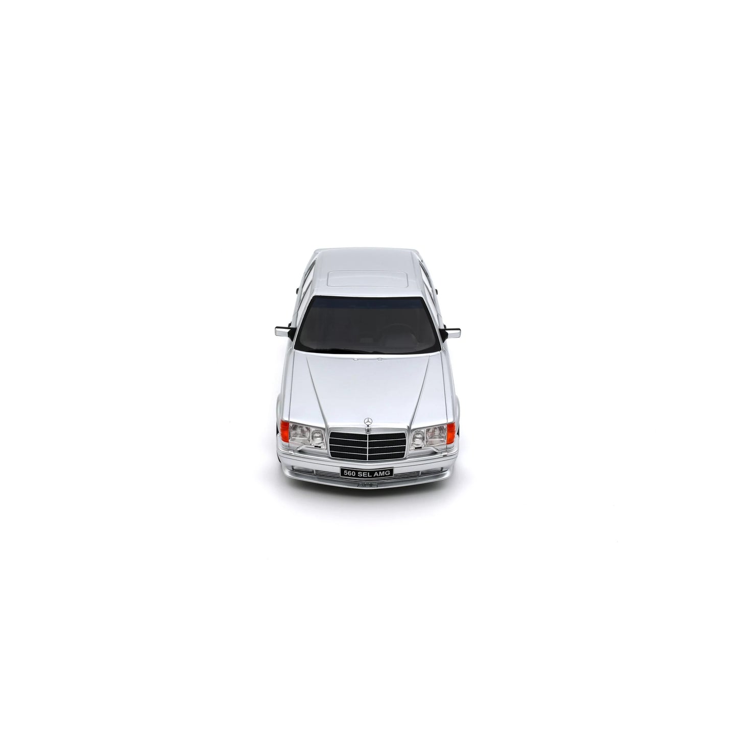 Otto 1989 Mercedes-Benz 560 6.0L SEL AMG W126 Brilliant Silver 1:18