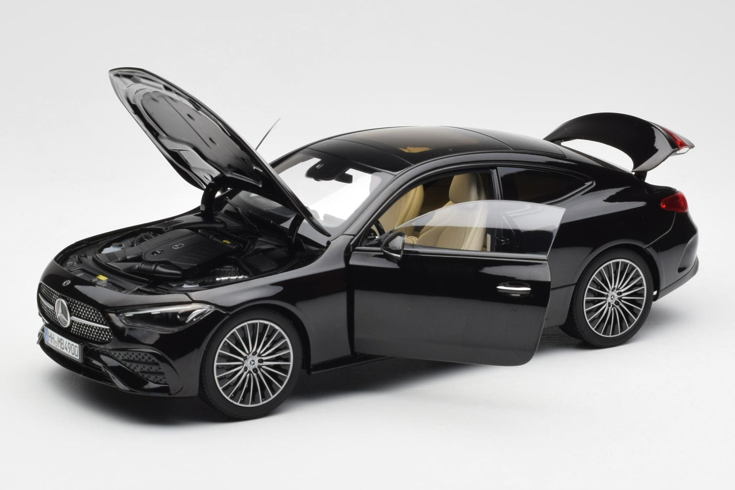 Norev 2024 Mercedes-Benz CLE Coupe C236 Obsidian Black Metallic 1:18