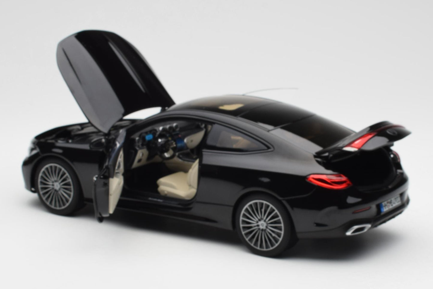 Norev 2024 Mercedes-Benz CLE Coupe C236 Obsidian Black Metallic 1:18