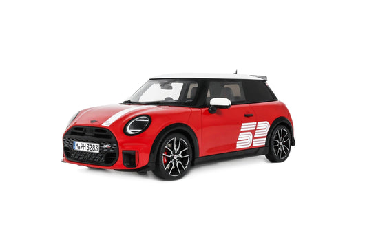 Otto 2026 Mini Cooper JCW 1965 Victory Edition Chili Red 1:18