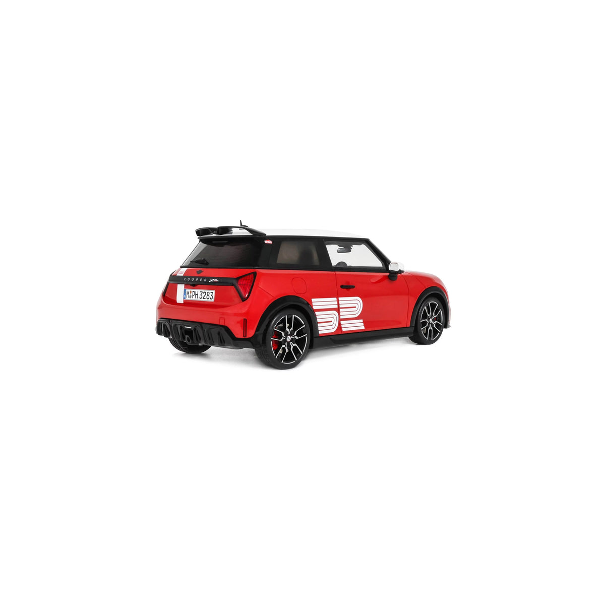 Otto 2026 Mini Cooper JCW 1965 Victory Edition Chili Red 1:18