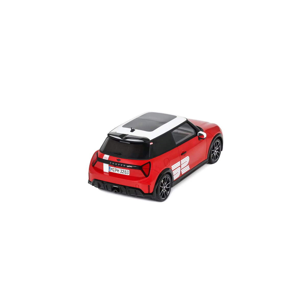 Otto 2026 Mini Cooper JCW 1965 Victory Edition Chili Red 1:18