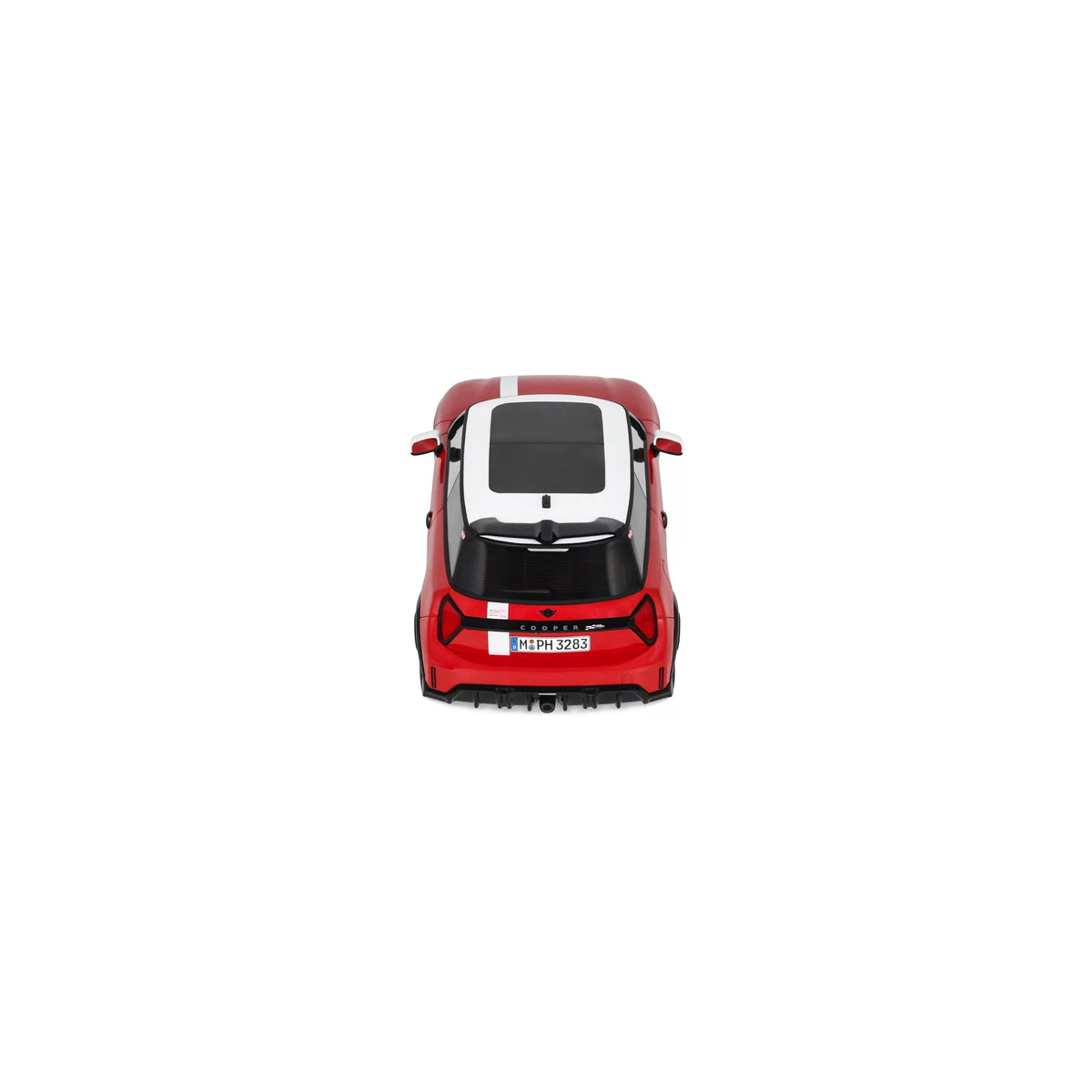 Otto 2026 Mini Cooper JCW 1965 Victory Edition Chili Red 1:18