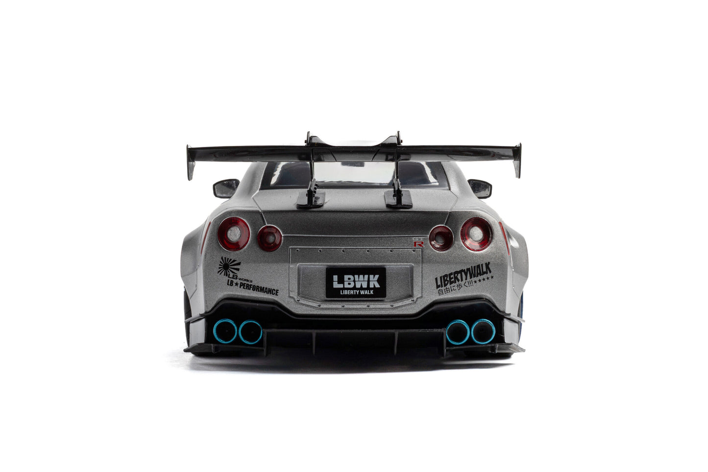 Solido 2023 Nissan GT-R (R35) W/ Liberty Walk Body Kit 2.0 Silver 1:18