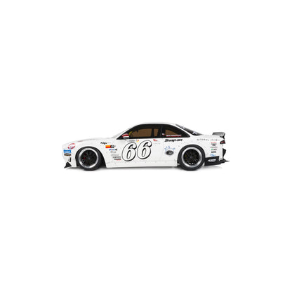 Otto 2024 Nissan Silvia (S14) #66 Boss Rocket Bunny White 1:18