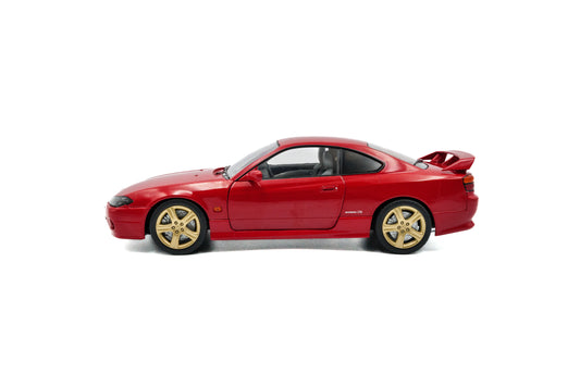 Solido 1999 Nissan Silvia (S15) Coupe Spec-R Aero Flame Red 1:18