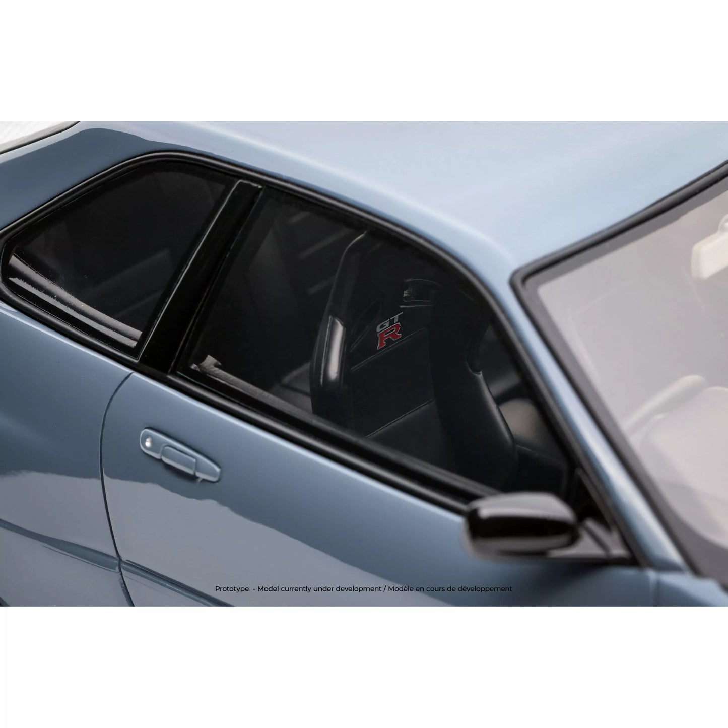 Otto Nissan Skyline GT-R R34 Body Kit Stealth Grey w/ Carbon Hood 1:18