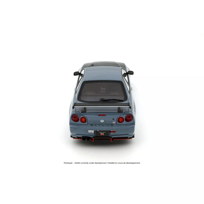 Otto Nissan Skyline GT-R R34 Body Kit Stealth Grey w/ Carbon Hood 1:18