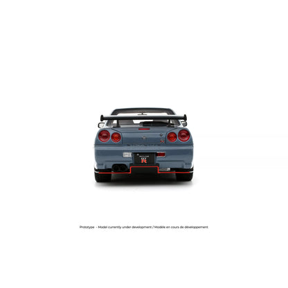 Otto Nissan Skyline GT-R R34 Body Kit Stealth Grey w/ Carbon Hood 1:18