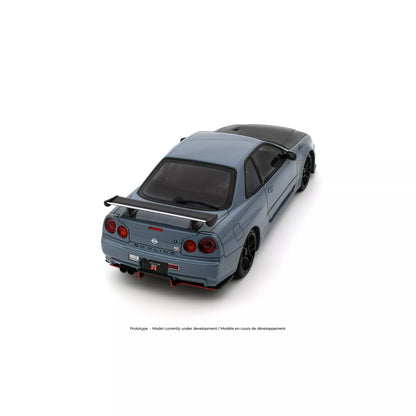 Otto Nissan Skyline GT-R R34 Body Kit Stealth Grey w/ Carbon Hood 1:18