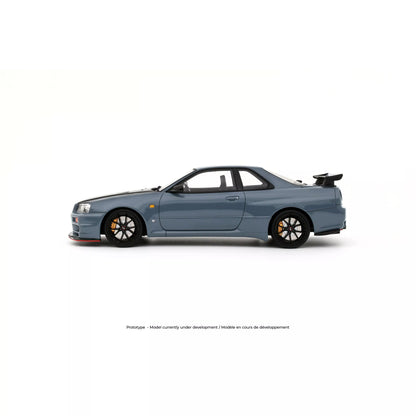 Otto Nissan Skyline GT-R R34 Body Kit Stealth Grey w/ Carbon Hood 1:18