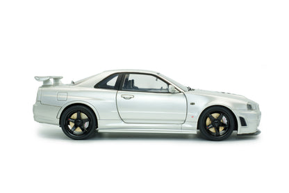 Solido 1999 Nissan Skyline GT-R (R34) Z-tune Silver 1:18
