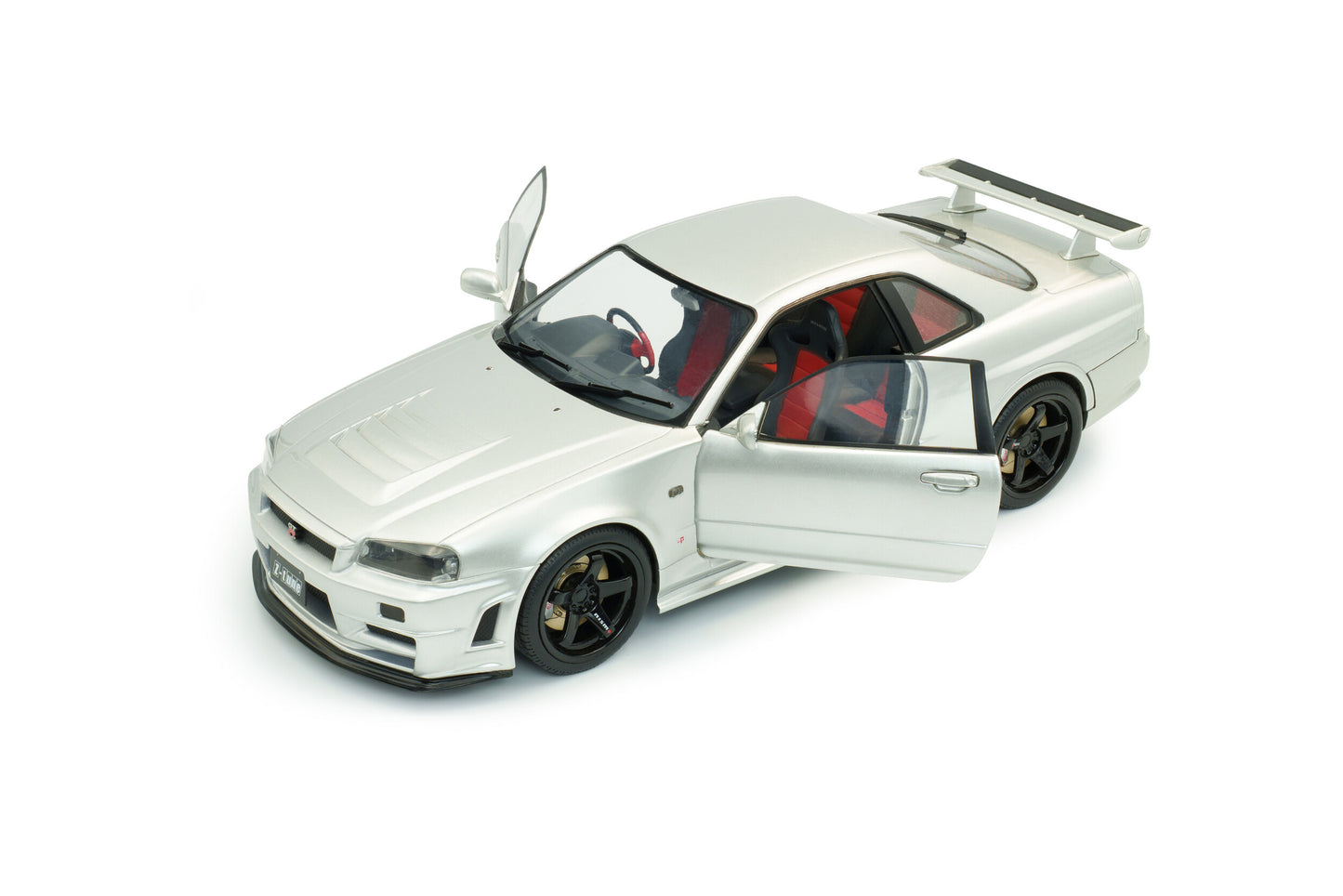 Solido 1999 Nissan Skyline GT-R (R34) Z-tune Silver 1:18