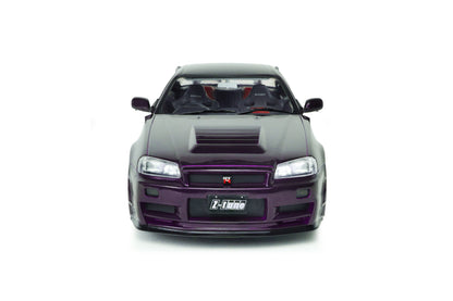 Solido 1999 Nissan Skyline GT-R (R34) Z-tune Midnight Purple 1:18