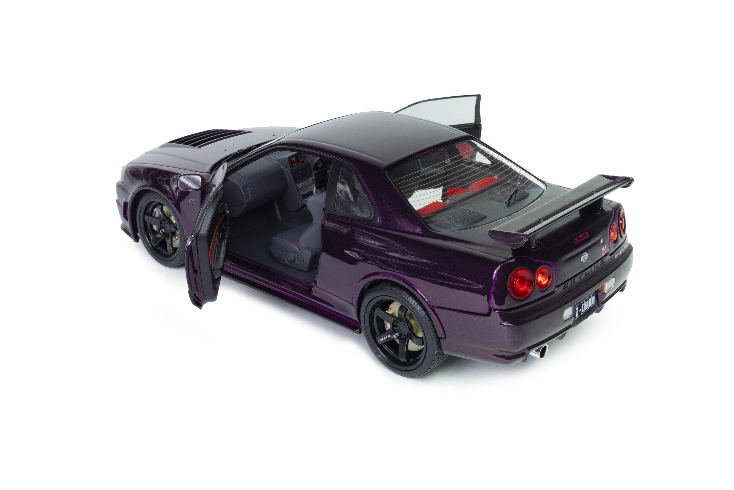 Solido 1999 Nissan Skyline GT-R (R34) Z-tune Midnight Purple 1:18