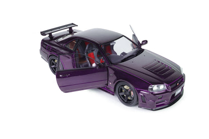 Solido 1999 Nissan Skyline GT-R (R34) Z-tune Midnight Purple 1:18