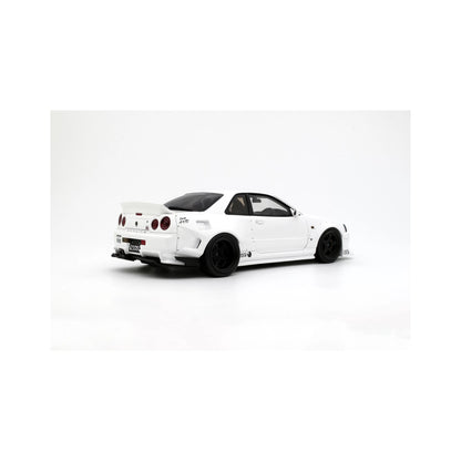 Otto 2019 Nissan Skyline GT-R R34 KRC Body Kit Pearl White QX1 1:18
