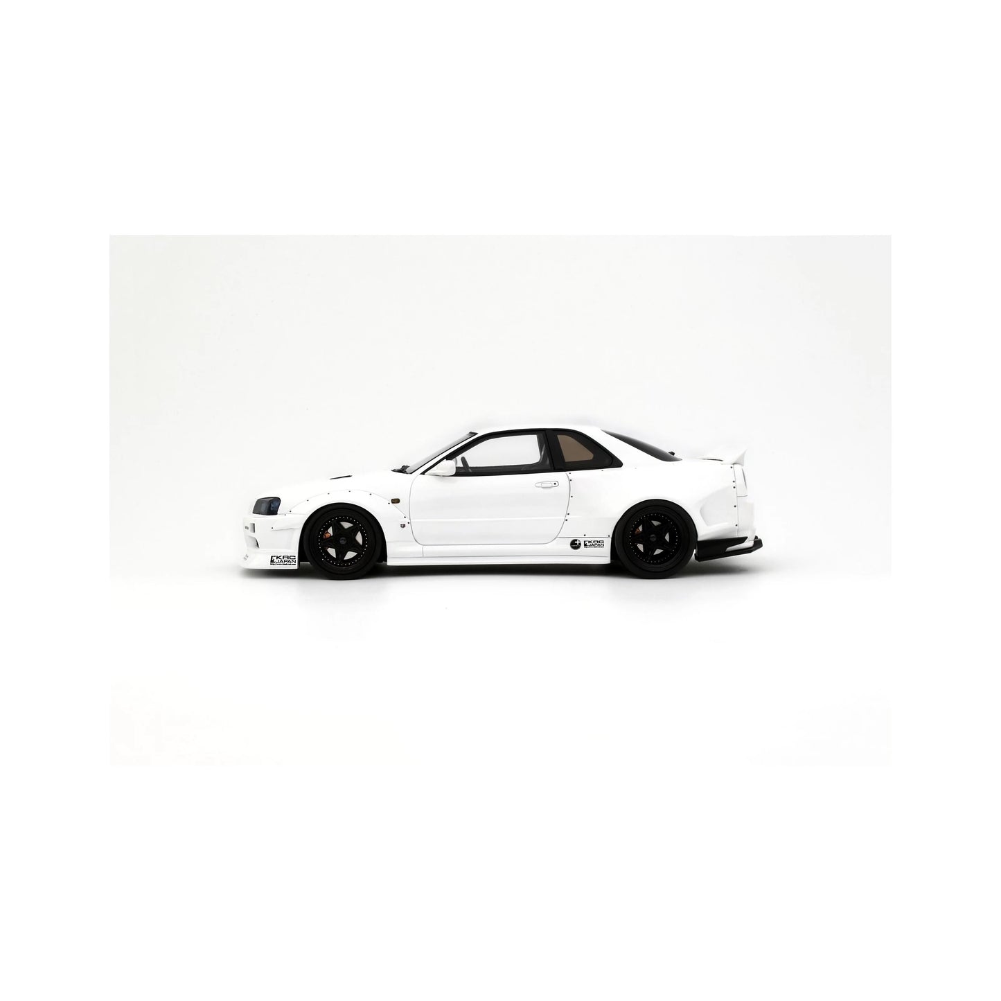 Otto 2019 Nissan Skyline GT-R R34 KRC Body Kit Pearl White QX1 1:18