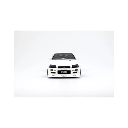 Otto 2019 Nissan Skyline GT-R R34 KRC Body Kit Pearl White QX1 1:18