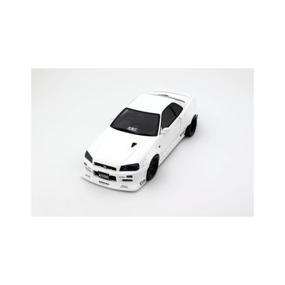 Otto 2019 Nissan Skyline GT-R R34 KRC Body Kit Pearl White QX1 1:18