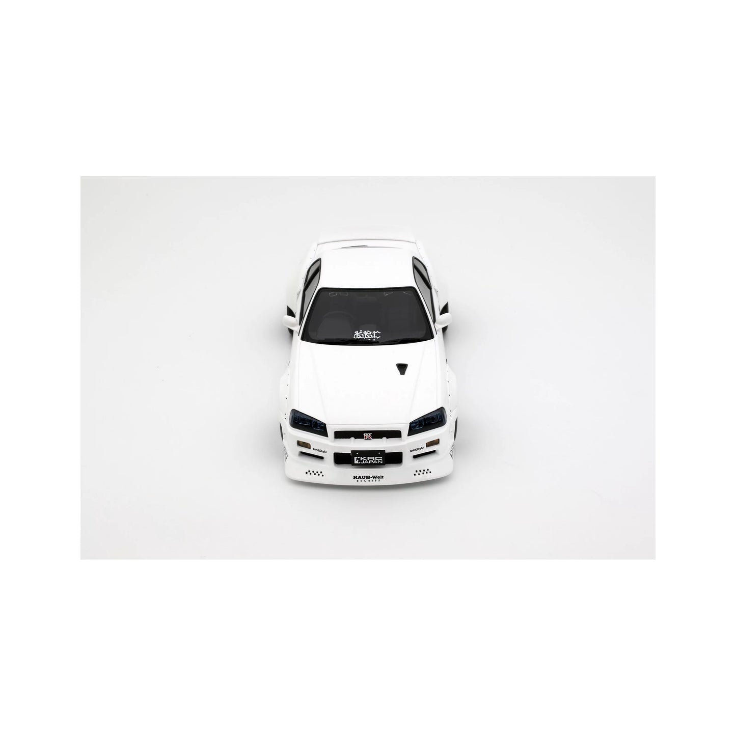Otto 2019 Nissan Skyline GT-R R34 KRC Body Kit Pearl White QX1 1:18