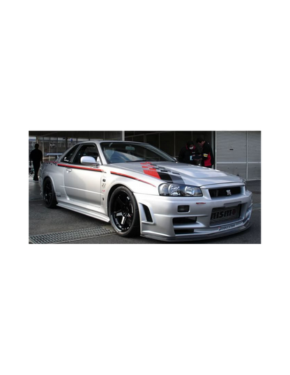 Solido 1999 Nissan Skyline GT-R (R34) Z-tune Silver 1:18