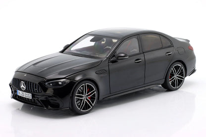 NZG Mercedes Benz C63 S AMG E Performance Sedan (W206) Obsidian Black 1:18