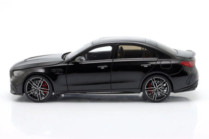 NZG Mercedes Benz C63 S AMG E Performance Sedan (W206) Obsidian Black 1:18