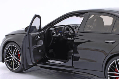 NZG Mercedes Benz C63 S AMG E Performance Sedan (W206) Obsidian Black 1:18