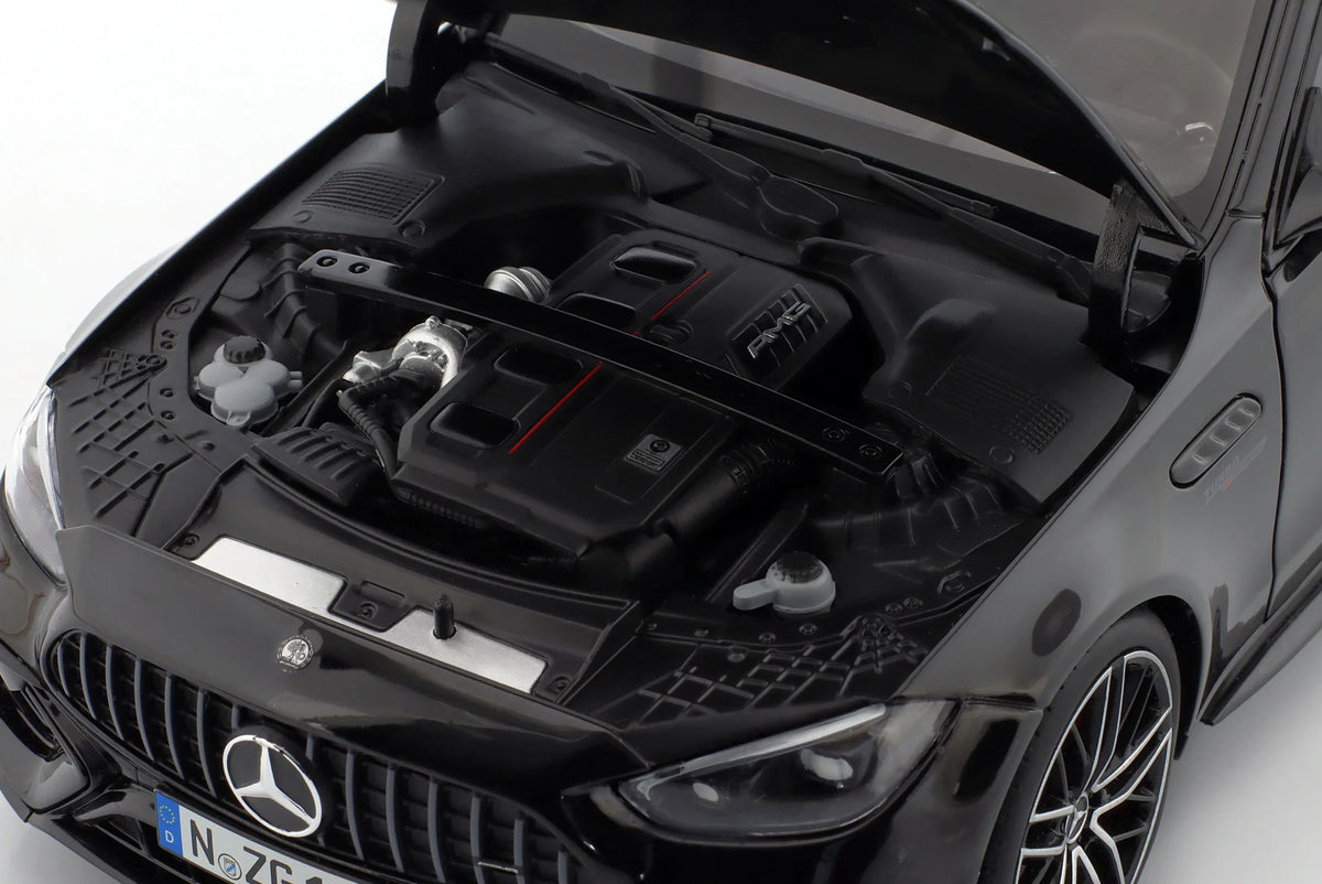 NZG Mercedes Benz C63 S AMG E Performance Sedan (W206) Obsidian Black 1:18