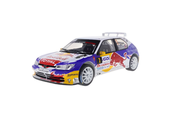 Solido S1808308 Peugeot 306 Maxi No.1, Rally du Var 2017, S.Loeb - D.Elena Solido S1808308 Peugeot 306 Maxi No.1, Rally du Var 2017, S.Loeb - D.Elena