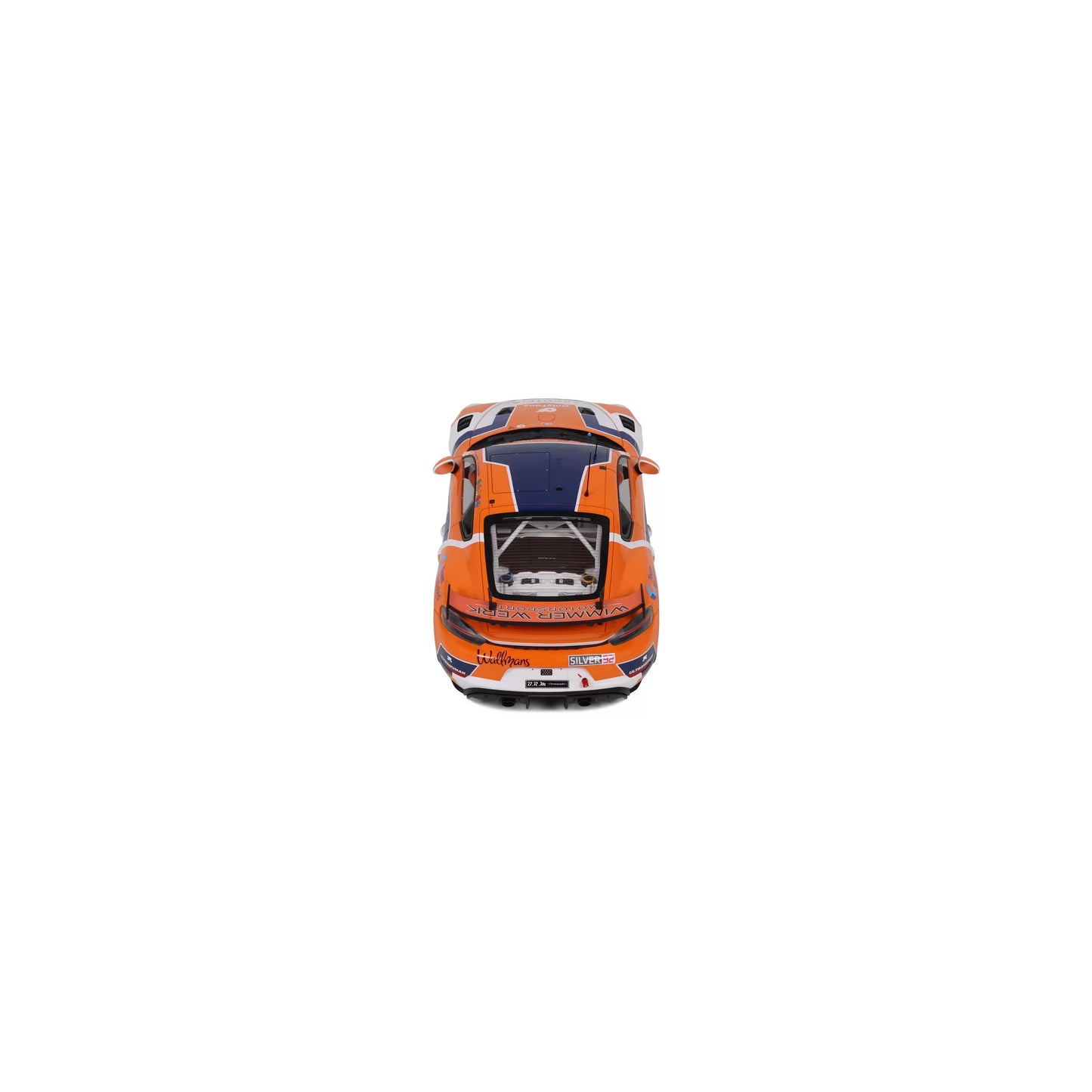 Otto 2024 Porsche 718 Cayman GT4 RS Clubsport #92 Orange & White 1:18